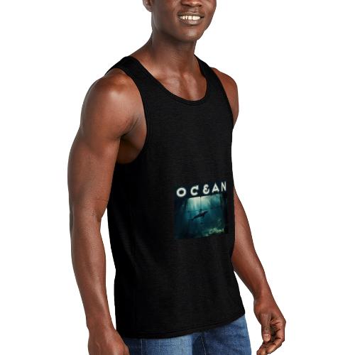 Ocean Whisper - Unisex Tri-Blend Organic Tank