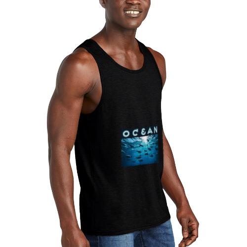 Ocean: Silver Tide - Unisex Tri-Blend Organic Tank