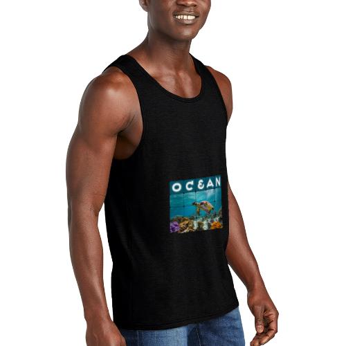 Ocean: Gentle Voyager - Unisex Tri-Blend Organic Tank