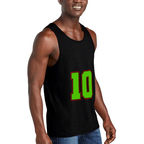 The Magic Number 10 - Unisex Tri-Blend Organic Tank