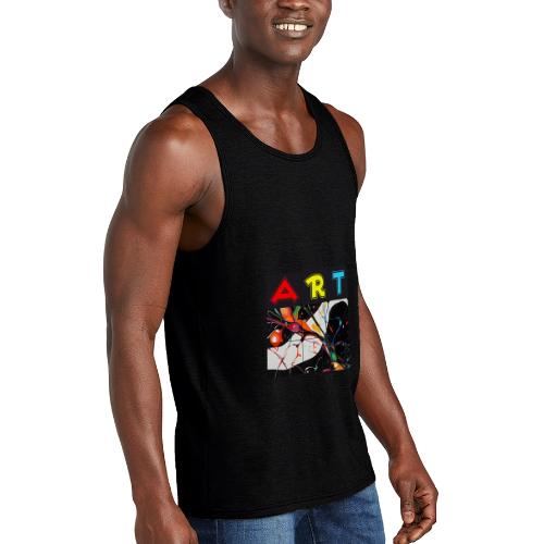 Art in Motion: Color Unleashed - Unisex Tri-Blend Organic Tank