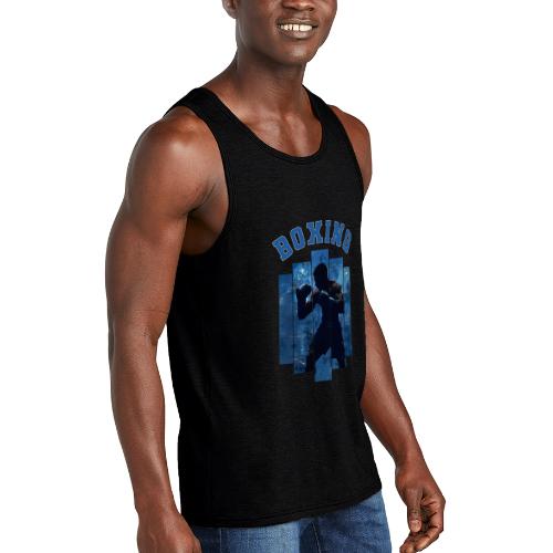 Boxing Never Stops - Unisex Tri-Blend Organic Tank