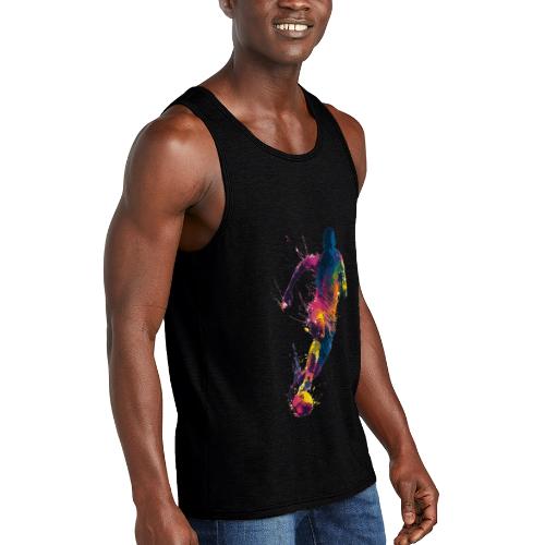 Soccer: Kick of Colors - Unisex Tri-Blend Organic Tank