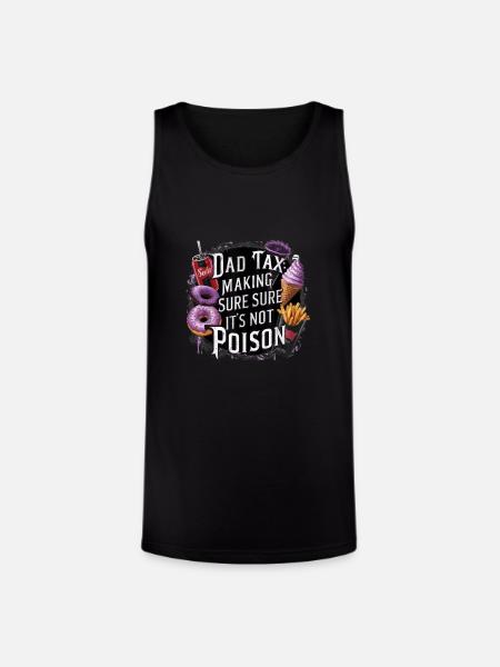 Making Poison Fathers Day - Unisex Tri-Blend Organic Tank - black