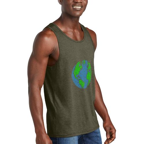 Global PEACE Sphere - Unisex Tri-Blend Organic Tank