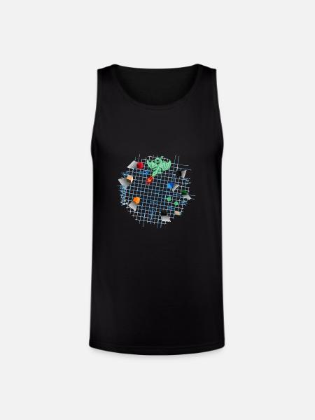 Dungeon Mastery - Unisex Tri-Blend Organic Tank - black