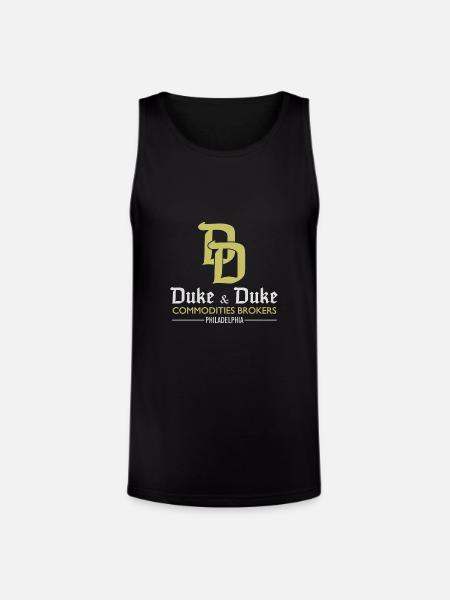 Duke and Duke - Unisex Tri-Blend Organic Tank - black