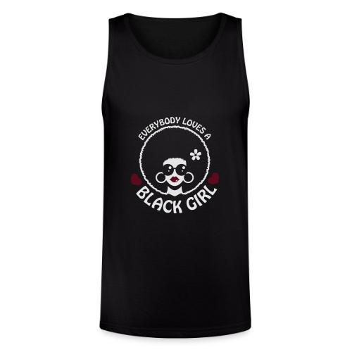 Everybody Loves A Black Girl - Version 3 Reverse - Unisex Tri-Blend Organic Tank