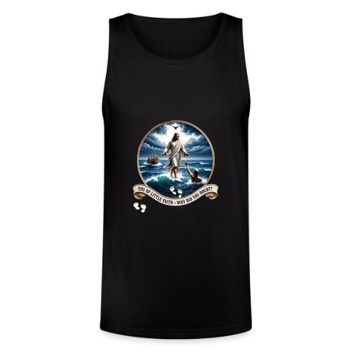 Walking On Water Faith T Shirt, Christian Miracle - Unisex Tri-Blend Organic Tank