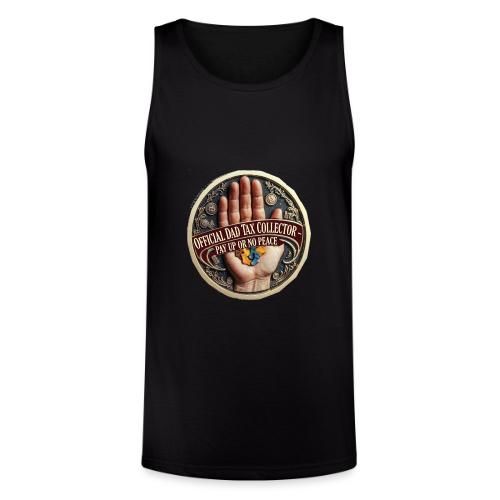 Dad Tax Collector Medallion T Shirt - Unisex Tri-Blend Organic Tank