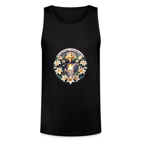 Easter The Tomb Is Empty T Shirt, Christian Gift - Unisex Tri-Blend Organic Tank