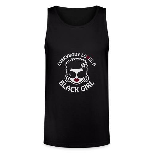 Everybody Loves A Black Girl - Version 2 Reverse - Unisex Tri-Blend Organic Tank
