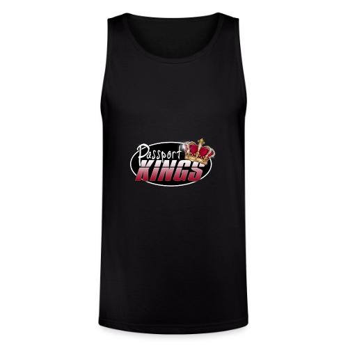 Passport Kings logo for dark shirts - Unisex Tri-Blend Organic Tank
