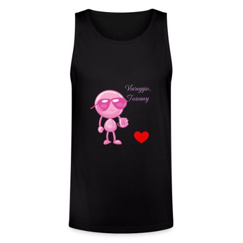 Smoon City_Viareggio Tuscany Pink - Unisex Tri-Blend Organic Tank