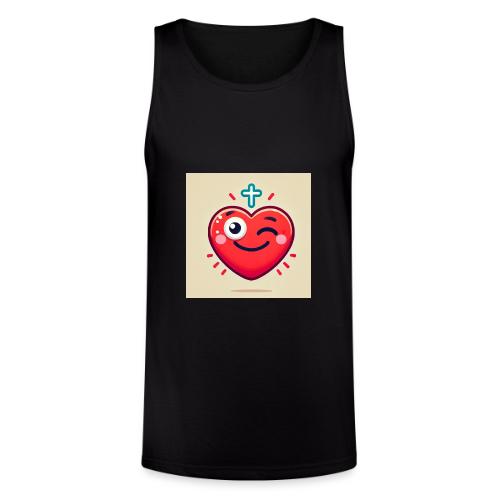DALLE 2025 09 13 15 56 10 A winking heart sh - Unisex Tri-Blend Organic Tank