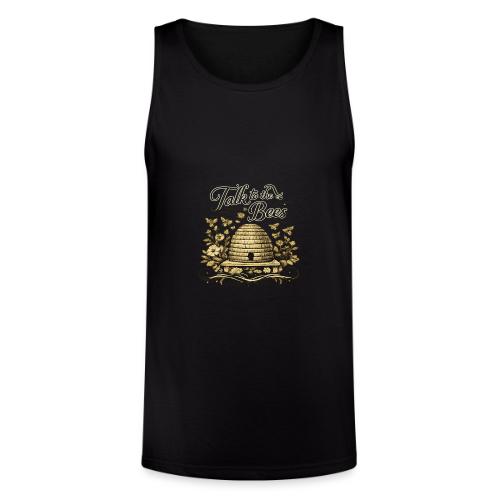 Talk To The Bees - Unisex Tri-Blend Organic Tank