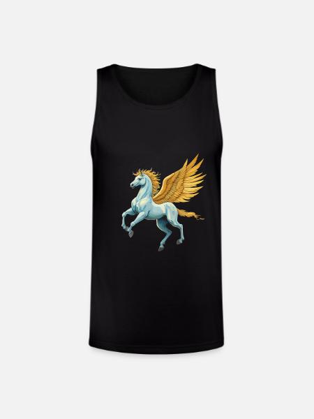Pegasus - Unisex Tri-Blend Organic Tank - black