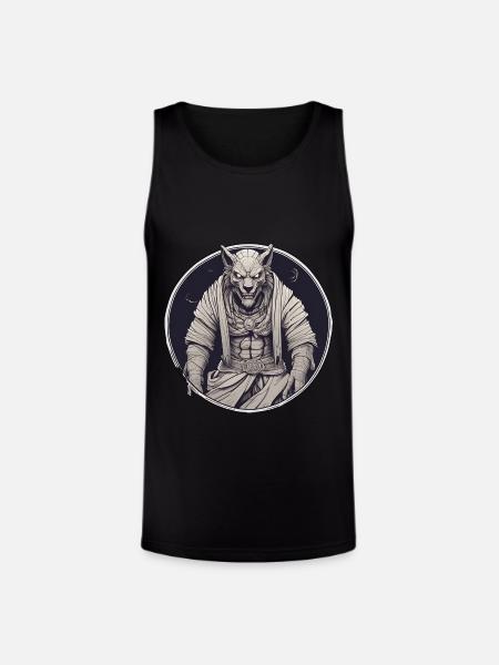 Halloween Werewolf - Unisex Tri-Blend Organic Tank - black