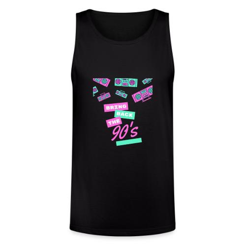 Bring Back The 90s Nostalgia Design| Retro 90s Art - Unisex Tri-Blend Organic Tank