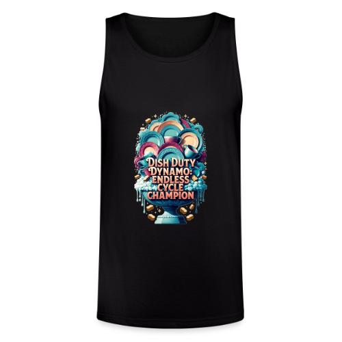 Dish Duty Dynamo T Shirt, Endless Cycle Champion - Unisex Tri-Blend Organic Tank