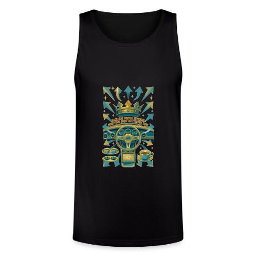 Backseat Driver T Shirt, Funny Dad Gift - Unisex Tri-Blend Organic Tank