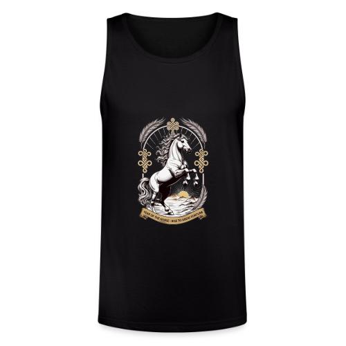 Year of the Horse Rearing T Shirt, Lunar New Year - Unisex Tri-Blend Organic Tank