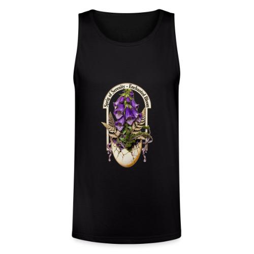 Spring Serenity Foxglove Tee, Easter Gift for wife - Unisex Tri-Blend Organic Tank