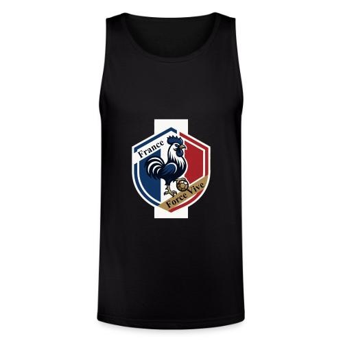 France Rooster T-Shirt, Bleu-Blanc-Rouge gift - Unisex Tri-Blend Organic Tank