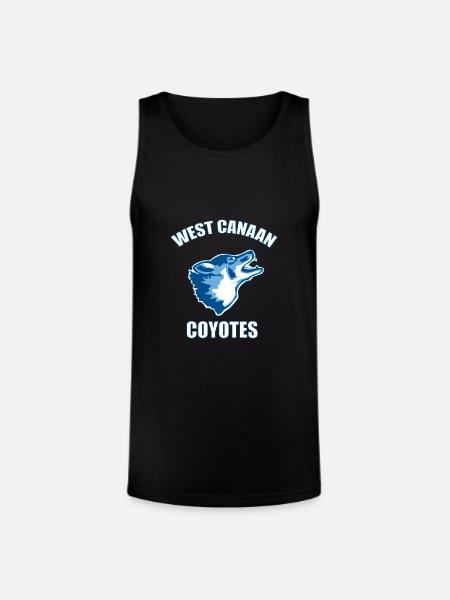 West Canaan Coyotes - Unisex Tri-Blend Organic Tank - black