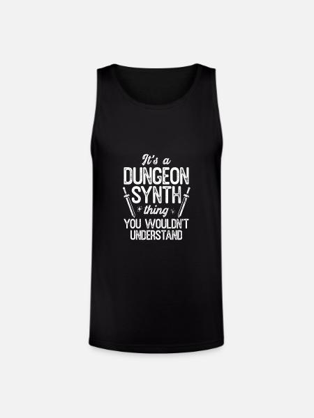 Dungeon Synth You Wouldn't Understand - Unisex Tri-Blend Organic Tank - black