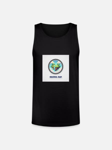 Celestial Islet - Unisex Tri-Blend Organic Tank - black