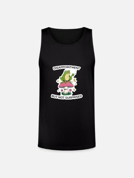 Disappointment But Not Surprised - Unisex Tri-Blend Organic Tank - black