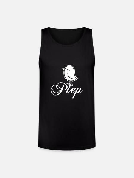 Sparrow “Piep” - Unisex Tri-Blend Organic Tank - black
