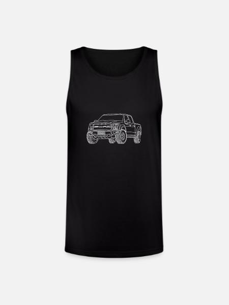 F150 Raptor - Unisex Tri-Blend Organic Tank - black