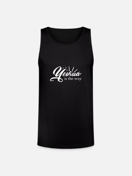 Yeshua Is The Way - Unisex Tri-Blend Organic Tank - black