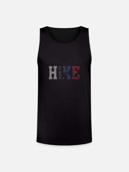 Tokyo Bold Rope Text Distressed - Unisex Tri-Blend Organic Tank - black