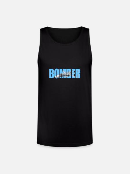 Bomber Su-24 - Unisex Tri-Blend Organic Tank - black
