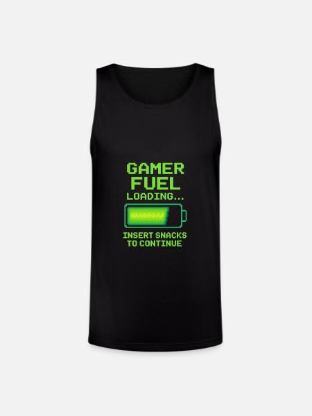 Gamer fuel - Unisex Tri-Blend Organic Tank - black