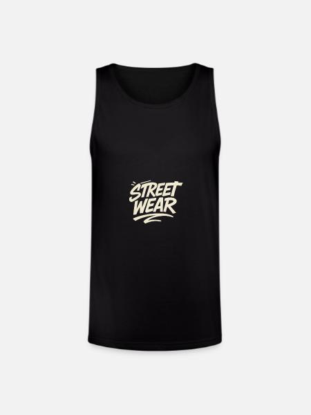 No Unique Design - Unisex Tri-Blend Organic Tank - black