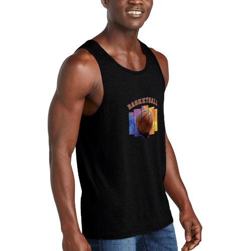 Basketball Pulse - Unisex Tri-Blend Organic Tank