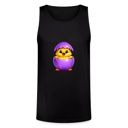 Easter Chick Purple - Unisex Tri-Blend Organic Tank