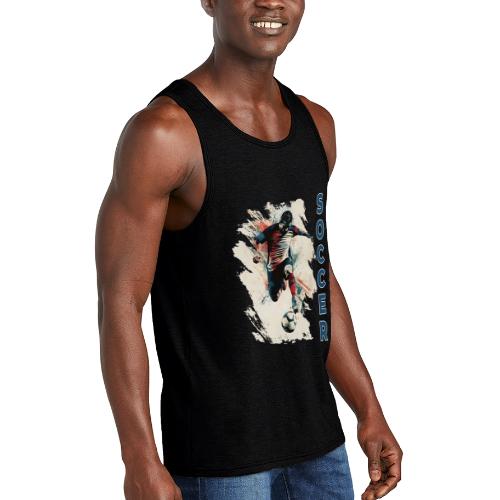 Soccer Power Move - Unisex Tri-Blend Organic Tank