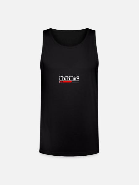 Level up - Unisex Tri-Blend Organic Tank - black