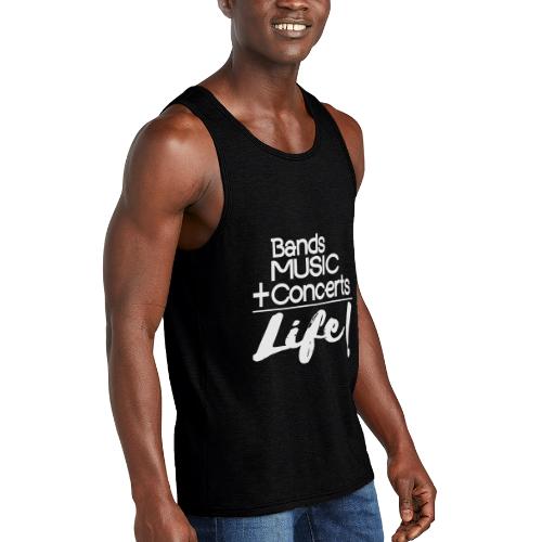 Music is Life - Unisex Tri-Blend Organic Tank