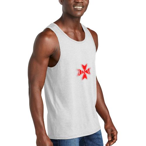 Deus Vult: God Wills It - Unisex Tri-Blend Organic Tank