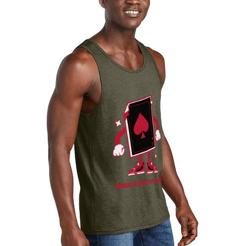 Forget A King I'm An Ace - Unisex Tri-Blend Organic Tank