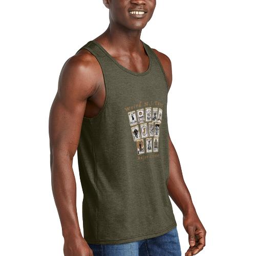Weird N.J. Tarot – Major Arcana - Unisex Tri-Blend Organic Tank
