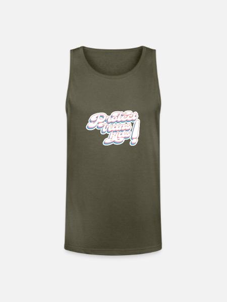 Protect Trans Kids! - Unisex Tri-Blend Organic Tank - heather olive
