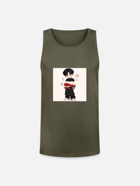 Marvellous charm - Unisex Tri-Blend Organic Tank - heather olive