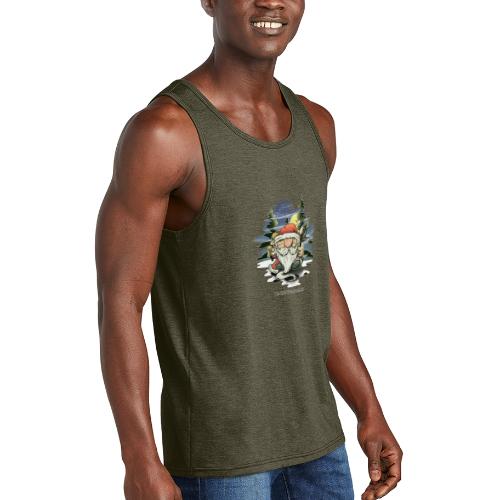 the real santa - Unisex Tri-Blend Organic Tank